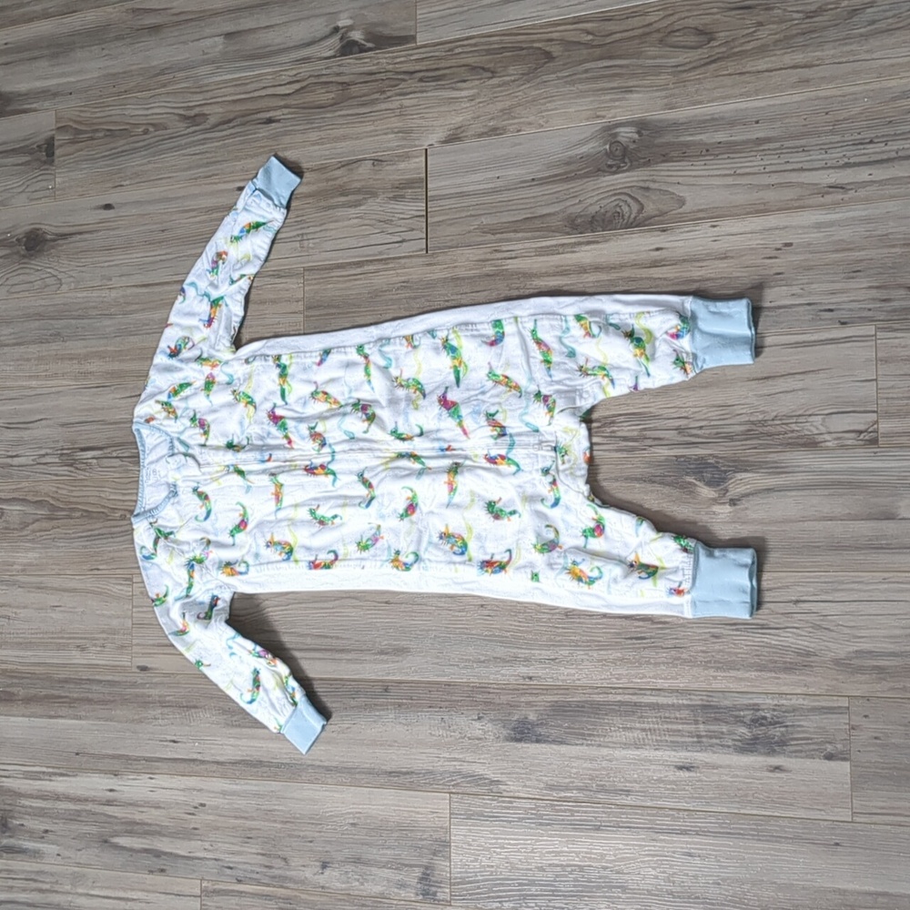 White Baby Onesie with Seahorse